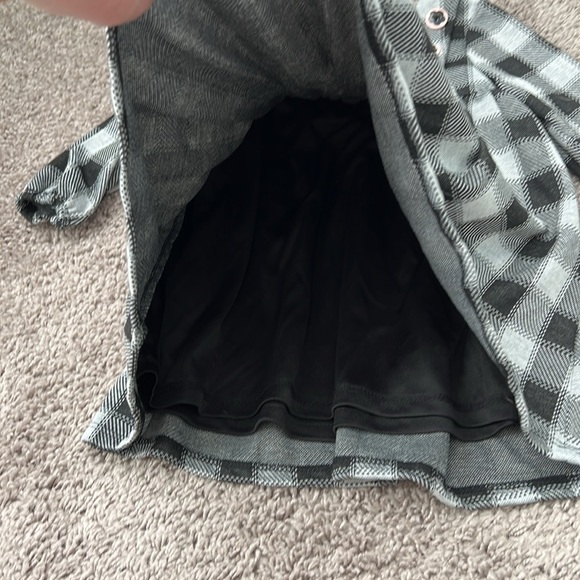 Pastourelle by Pippa & Julie Black Plaid Toddler Dress with Flower Buttons - Picture 2 of 8